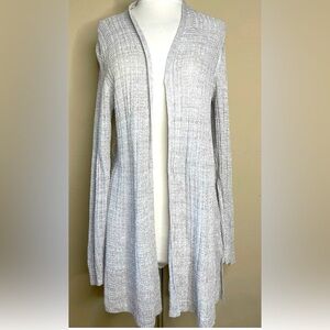 Eileen Fisher Cream Gray Cardigan Sweater